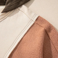 Color Block Long Sleeve Hoodie - NovelleShoppe