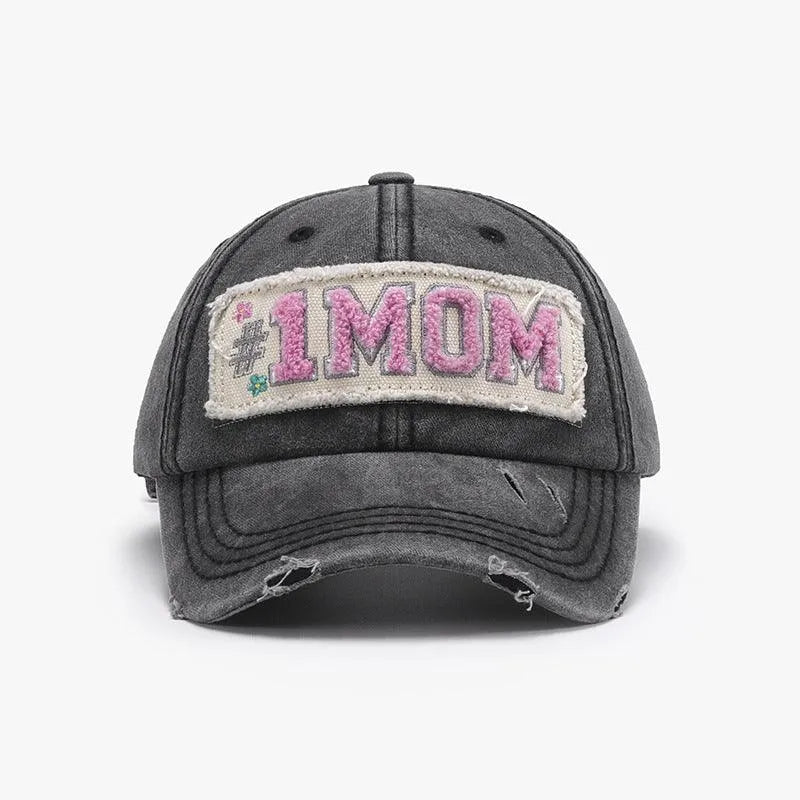 Letter Adjustable Cotton Baseball Cap - NovelleShoppe