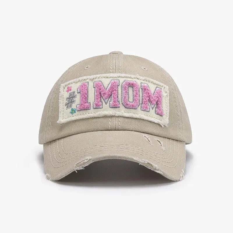 Letter Adjustable Cotton Baseball Cap - NovelleShoppe