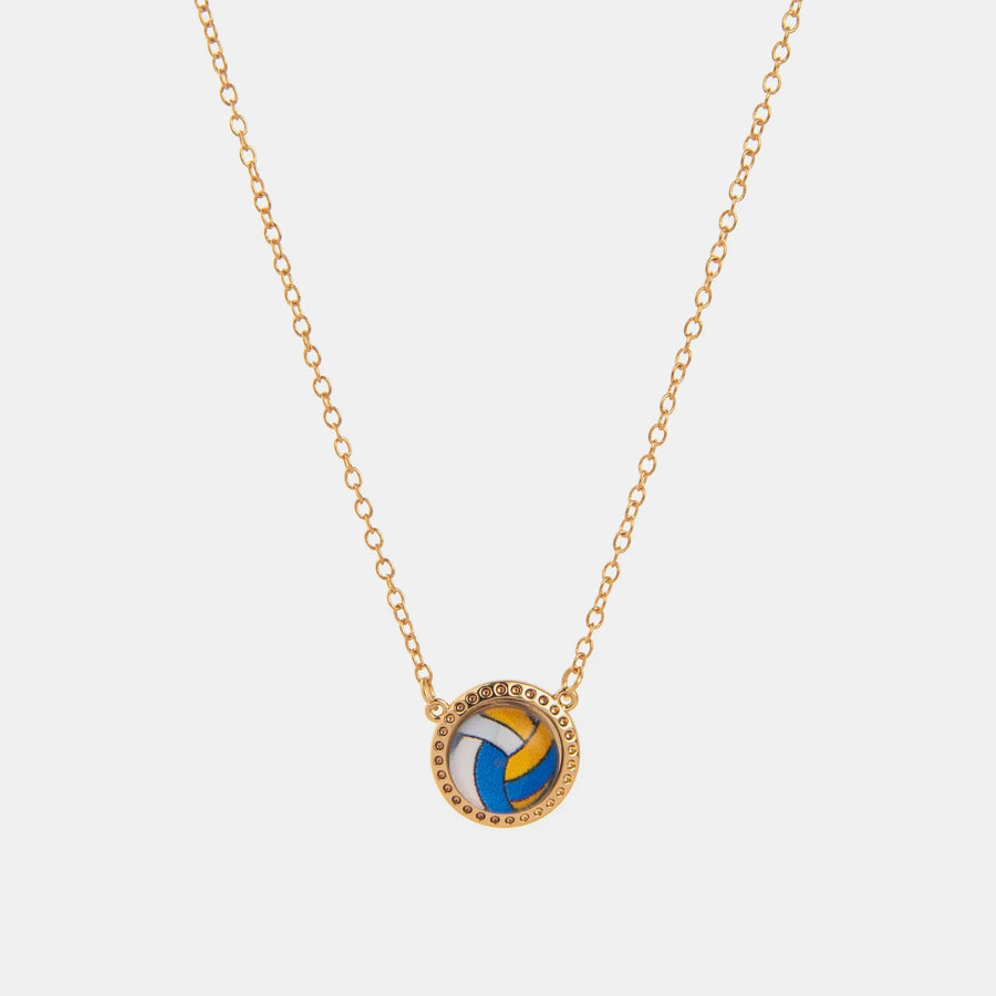 Sporty Element Resin Necklace - NovelleShoppe