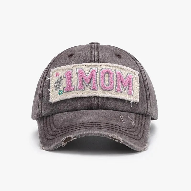 Letter Adjustable Cotton Baseball Cap - NovelleShoppe